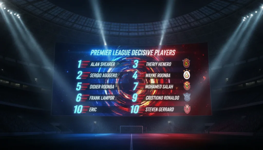 İngiltere’de Maç Kazandırma Ustası Seçilen En İyi 10 Futbolcu